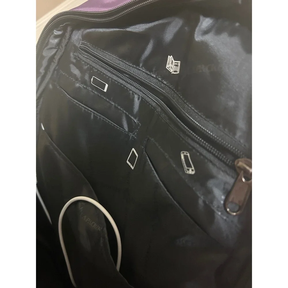 Lapacker Backpack Unisex OS Purple TCU Horned Frogs Laptop Travel Bag LP-TCU-01